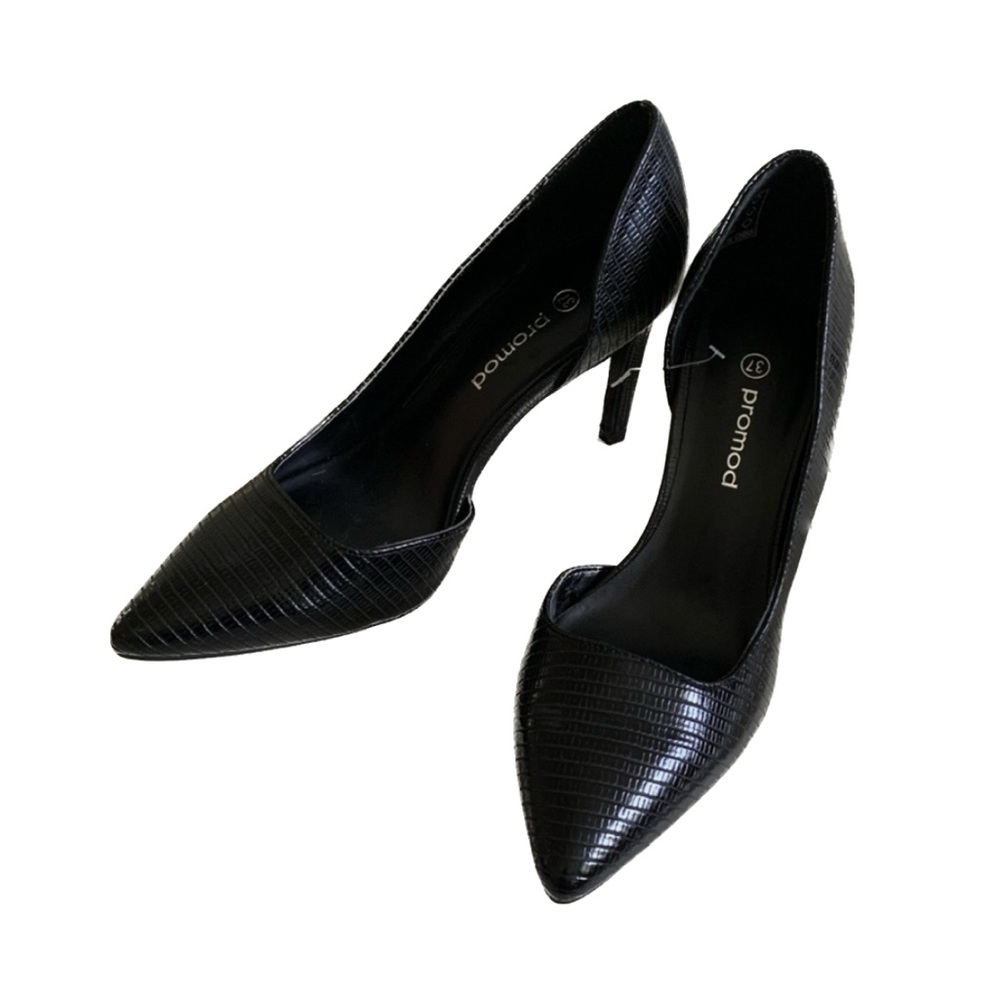 NWOB Promod Snakeskin D'orsay Pumps